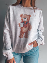 Load image into Gallery viewer, Christmas Teddy Bear Crewneck Sweatshirt