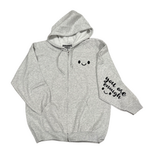 Load image into Gallery viewer, YOU ARE ENOUGH Zip Up Hoodie