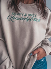 Load image into Gallery viewer, Comfy And Cozy Embroidered Crewneck Sweatshirt