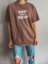Load image into Gallery viewer, Worry Turning To Worship Adult Tee