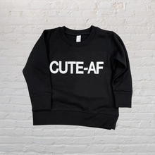 Load image into Gallery viewer, CUTE-AF Toddler Crewneck Sweatshirt