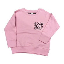 Load image into Gallery viewer, GOOD VIBES ONLY Crewneck Sweatshirt