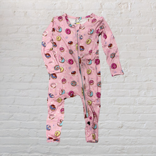 Load image into Gallery viewer, Bamboo Convertible Footie Pink Donut