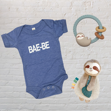 Load image into Gallery viewer, Ritzy Rattle with Teething Rings: Sloth