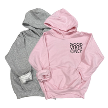 Load image into Gallery viewer, GOOD VIBES ONLY Youth Pullover Hoodie