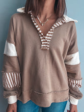 Load image into Gallery viewer, Caramel Henley Pullover
