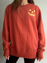 Load image into Gallery viewer, Embroidered Pumpkin Crewneck Sweatshirt
