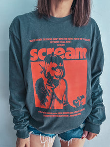 Scream Long Sleeve Tee