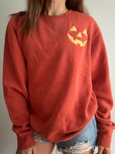 Load image into Gallery viewer, Embroidered Pumpkin Crewneck Sweatshirt
