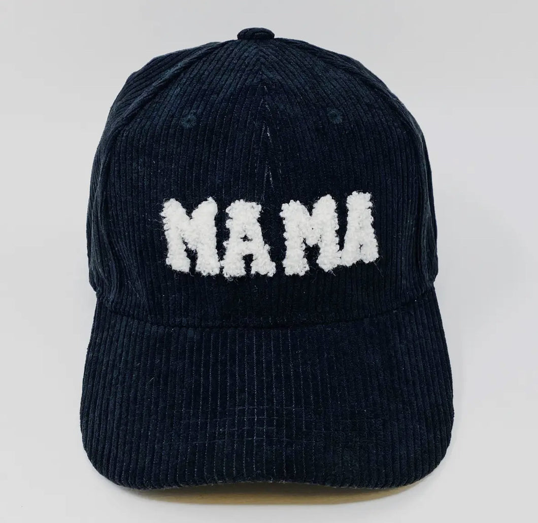 Black MAMA Ball Cap