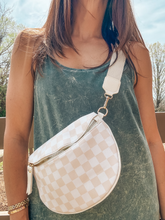 Load image into Gallery viewer, Checkered Crossbody Bag
