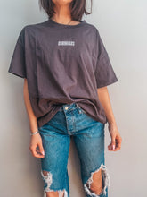 Load image into Gallery viewer, OURHHAUS Embroidered Charcoal Tee
