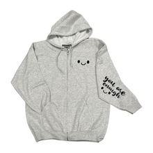 Load image into Gallery viewer, YOU ARE ENOUGH Zip Up Hoodie
