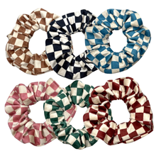 Load image into Gallery viewer, Checkered Scrunchie (click for more options)
