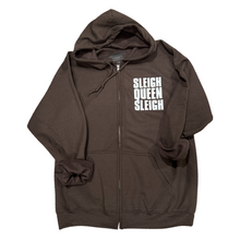 Load image into Gallery viewer, SLEIGH QUEEN Zip Up Hoodie
