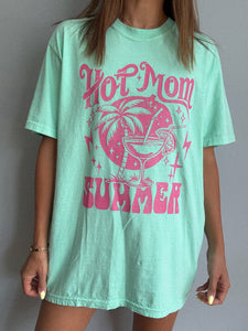 Hot Mom Summer Tee (Mint)