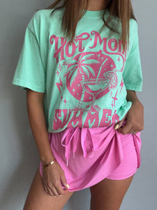 Hot Mom Summer Tee (Mint)