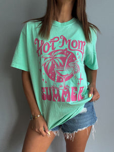 Hot Mom Summer Tee (Mint)