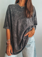 Load image into Gallery viewer, Tatum Oversized Tee - Charcoal
