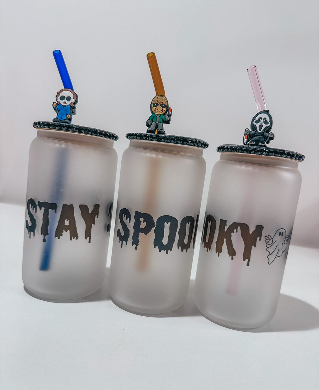 SPOOKY Glass Tumbler