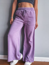 Load image into Gallery viewer, Dusty Purple French Terry Pants
