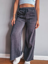Load image into Gallery viewer, Charcoal French Terry Pants
