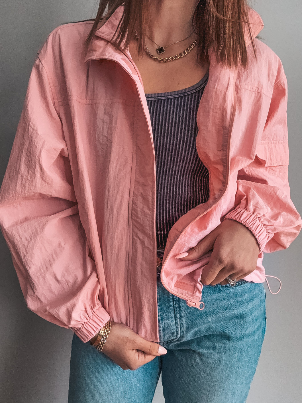 Spring Fling Windbreaker - Pink