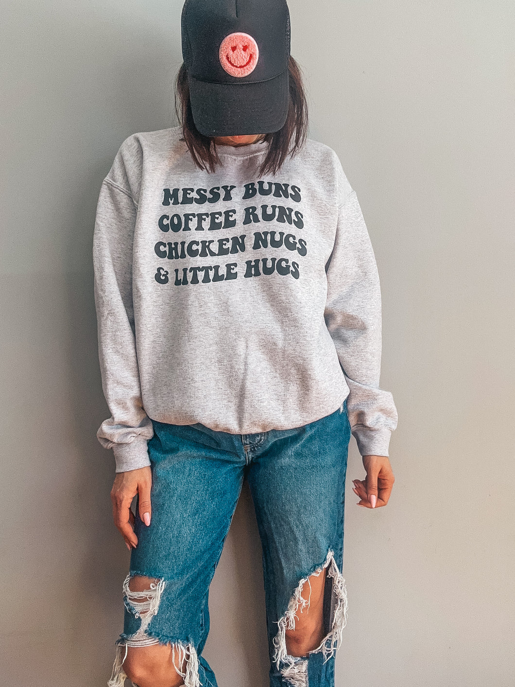 MESSY BUNS Crewneck Sweatshirt