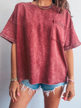 Load image into Gallery viewer, Cabernet Pocket Tee
