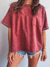 Load image into Gallery viewer, Cabernet Pocket Tee
