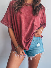 Load image into Gallery viewer, Cabernet Pocket Tee
