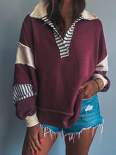 Load image into Gallery viewer, Cabernet Henley Pullover
