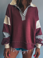 Load image into Gallery viewer, Cabernet Henley Pullover

