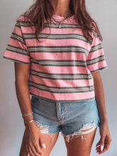 Load image into Gallery viewer, Everly Striped Tee - Pink/ Green
