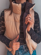 Load image into Gallery viewer, Reversible Puffer Vest
