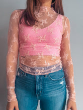 Load image into Gallery viewer, Pretty Pink Lace Top
