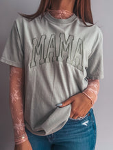 Load image into Gallery viewer, MAMA Embroidered Tee (Bay)
