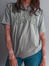 Load image into Gallery viewer, MAMA Embroidered Tee (Bay)
