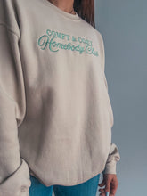 Load image into Gallery viewer, Comfy And Cozy Embroidered Crewneck Sweatshirt
