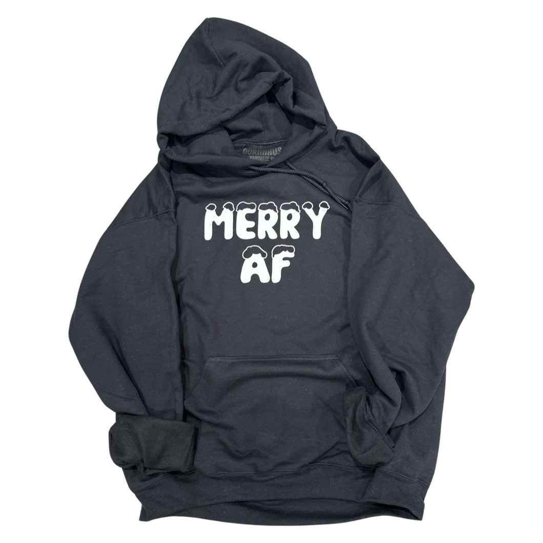 MERRY AF Pullover Hoodie