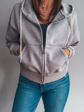 Load image into Gallery viewer, Sleet Zip Up Hoodie
