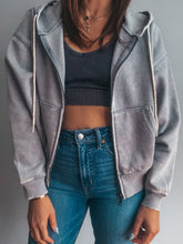 Load image into Gallery viewer, Sleet Zip Up Hoodie
