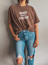 Load image into Gallery viewer, Worry Turning To Worship Adult Tee
