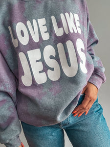 LOVE LIKE JESUS Adult Crewneck Sweatshirt