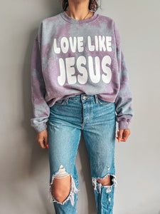 LOVE LIKE JESUS Adult Crewneck Sweatshirt