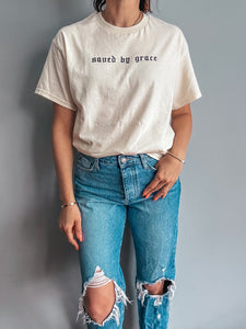 Saved By Grace Adult Tee