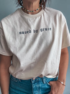 Saved By Grace Adult Tee