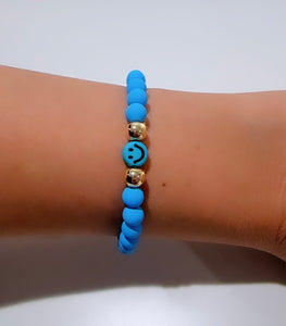 Neon Smiley Bracelets