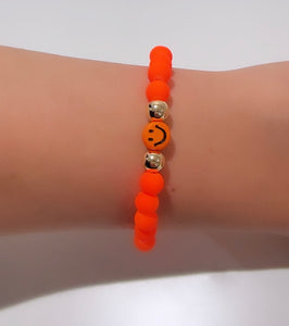 Neon Smiley Bracelets