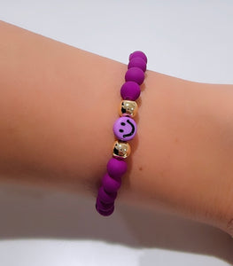 Neon Smiley Bracelets